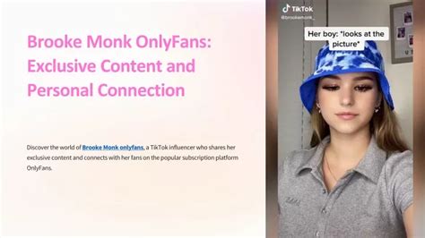 does brooke monk have only fans|Examining the Content OnlyFans Can See Behind Brooke Monks。